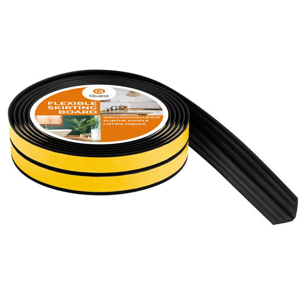 Beskyttelsesliste PVC 40 mm 5 m Sort