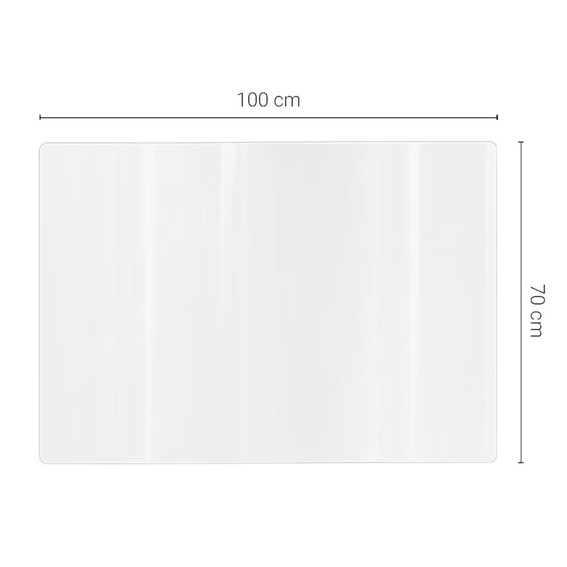 Beskyttelsesmåtte 100x70 cm Klar Blødt Glas