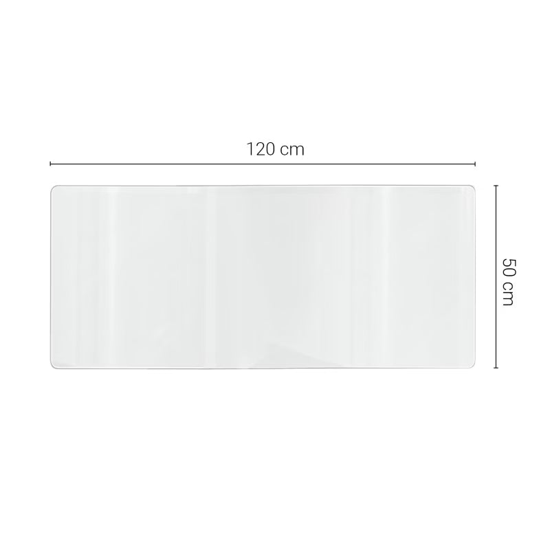 Beskyttelsesmåtte 120x50 cm Transparent 2 mm