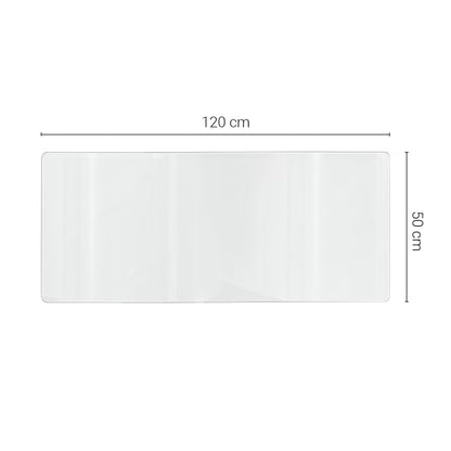 Beskyttelsesmåtte 120x50 cm Transparent 2 mm