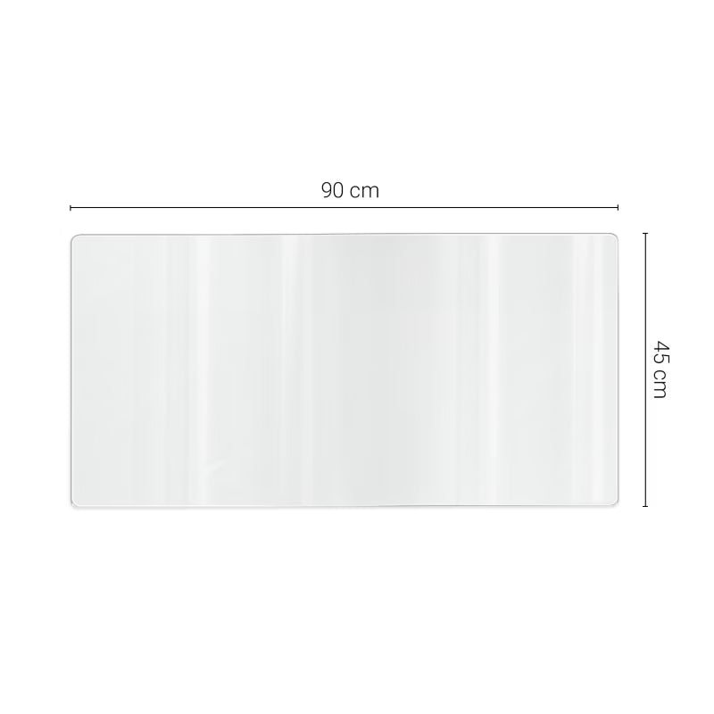 Beskyttelsesmåtte 90x45 cm Transparent Blødt Glas