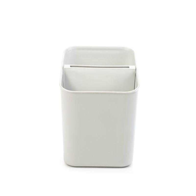 Bestikholder 12x10x16 cm Hvid Plastik