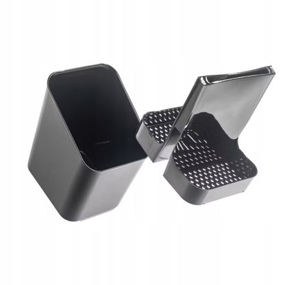 Bestikholder 12x10x16 cm Sort Plastik