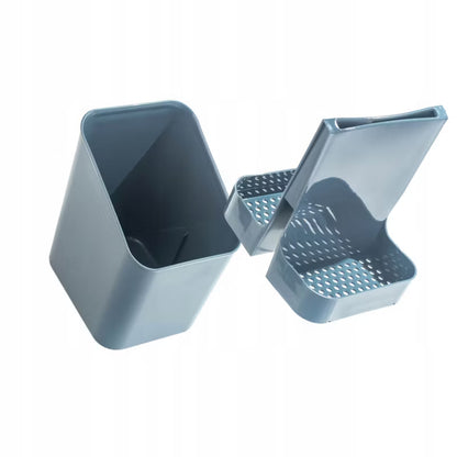 Bestikholder Bisenti 12x10x16 cm Mørkegrå Plast