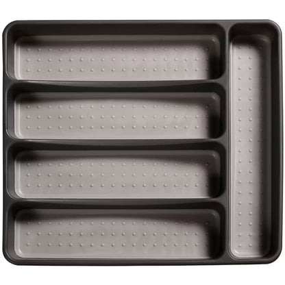 Bestikindsats 32x29 cm Sort Plastik