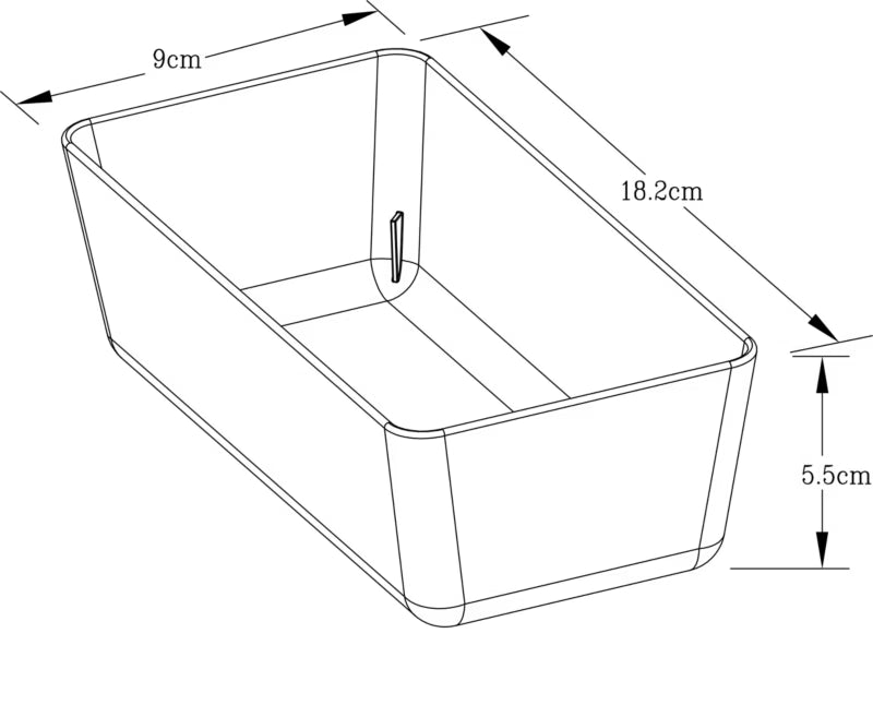 Bestikindsats Nitaki 9 cm Grå