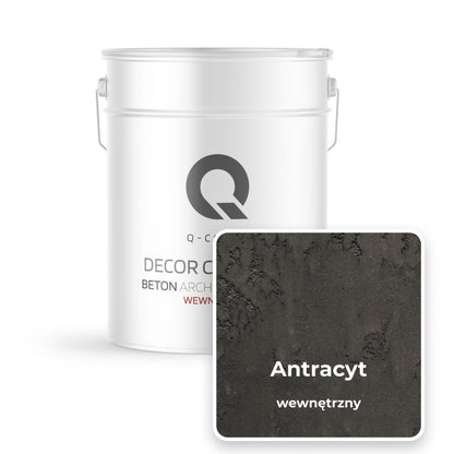 Arkitektonisk Beton Indendørs Antracit F267 15 kg