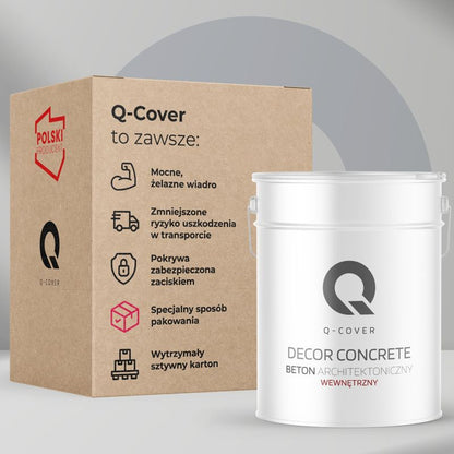 Arkitektonisk Beton Indendørs Antracit F267 15 kg