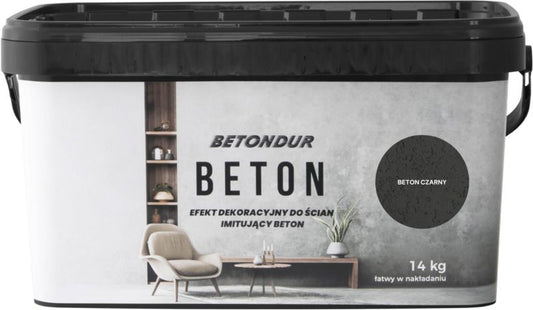Betondur sort vægbeton 14 kg
