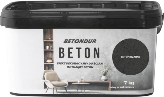 Betondur sort vægbeton 7 kg