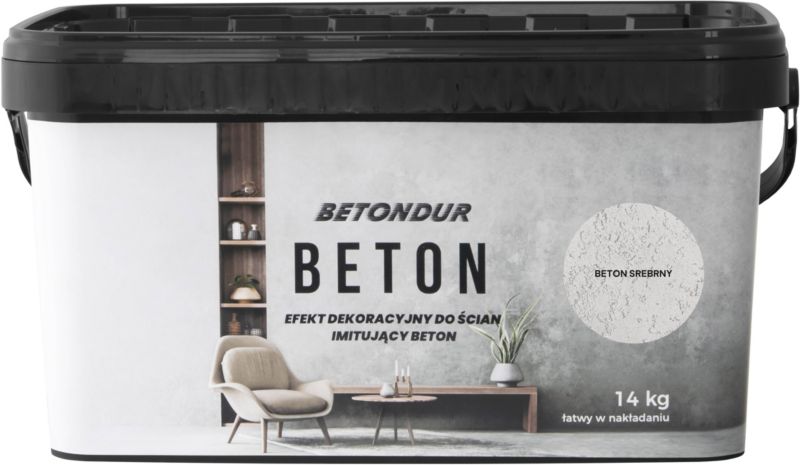 Betondur sølv 14 kg vægbeton
