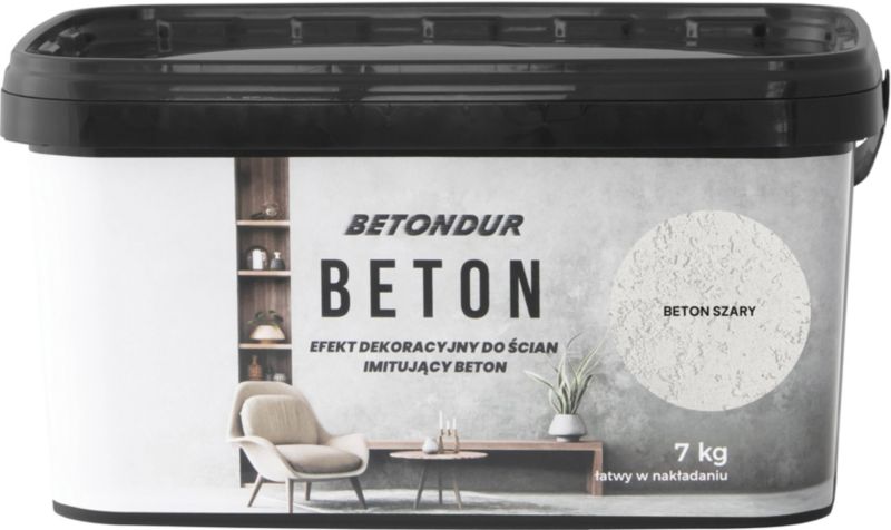 Betondur grå vægbeton 7 kg