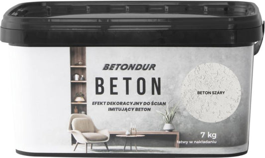 Betondur grå vægbeton 7 kg