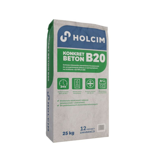 Holcim Konkret B20 beton 25 kg