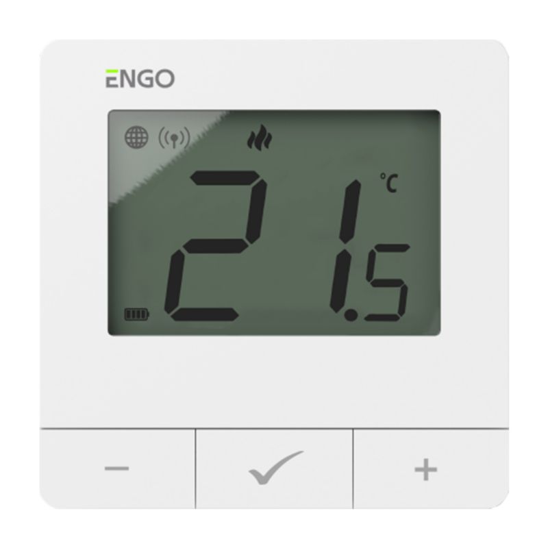 Trådløs Termostat ZigBee 868 MHz Vægmonteret Hvid