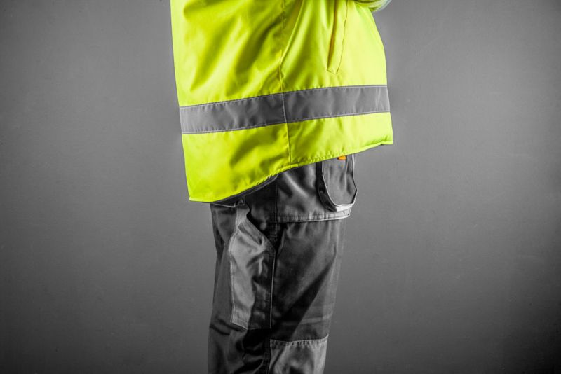 NEO TOOLS tosidet varmende arbejdsvest med refleks, gul, størrelse L, 1 stk.