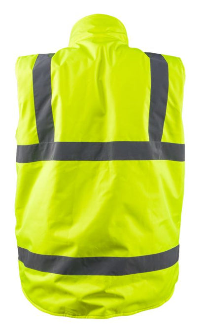 Neo Tools tosidet varmende arbejdsvest med reflekterende side, gul, størrelse M, 1 stk