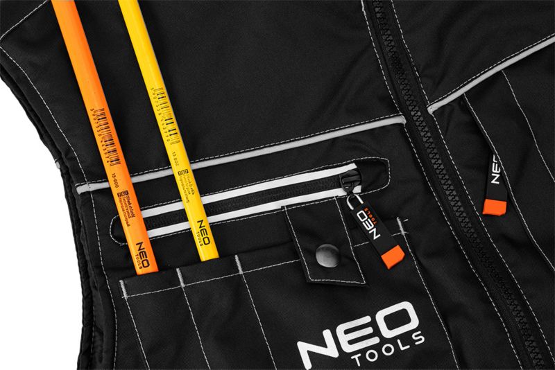 NEO TOOLS Oxford arbejdsvest uden ærmer, størrelse XL, 1 stk
