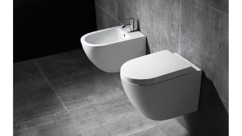 Keramisk Bidet Carlo Carter Mini 49,5x37x32,5 cm Hvid 1 stk.