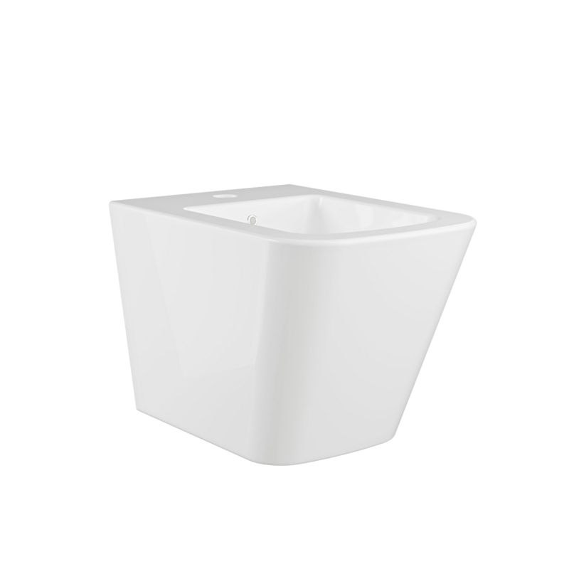 Væghængt Bidet Hvid Højglans 49x34x32,5 cm