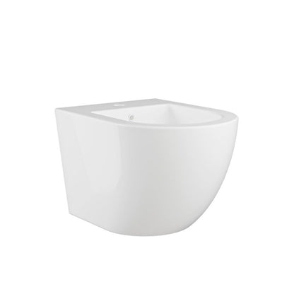 Bidet Hængende Rund Hvid Keramik 49,5 x 36,5 x 32,5 cm Limnos