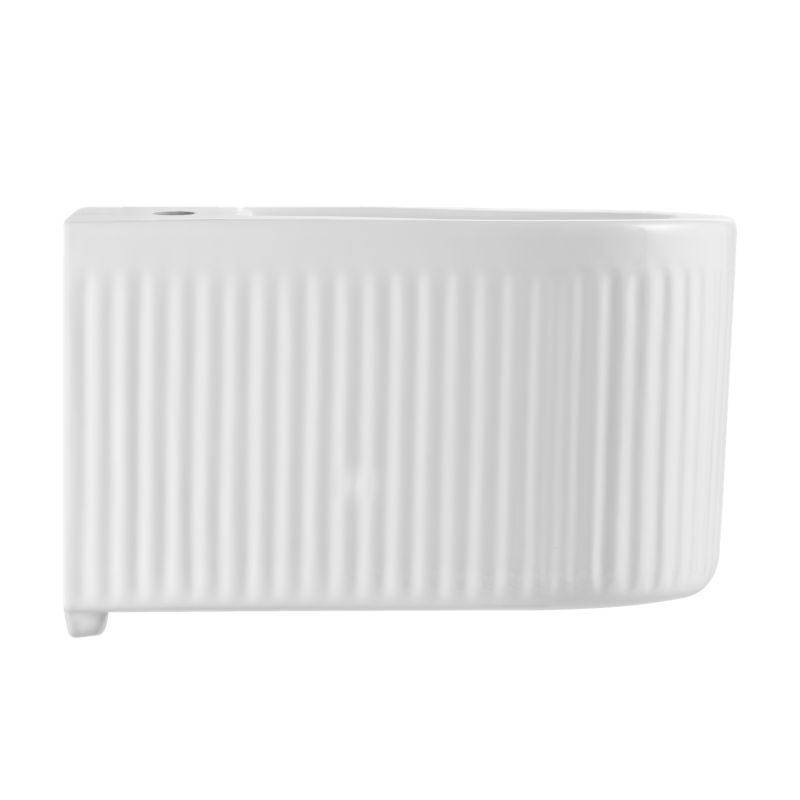 Bidet Hængende Magic Riflet Hvid Keramik 49x36x31 cm