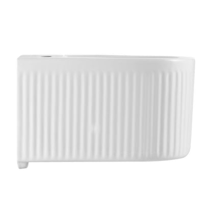 Bidet Hængende Magic Riflet Hvid Keramik 49x36x31 cm