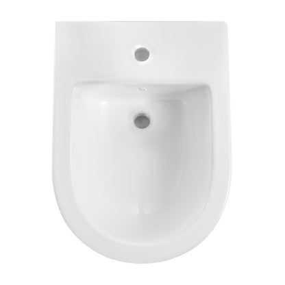 Bidet Hængende Magic Riflet Hvid Keramik 49x36x31 cm