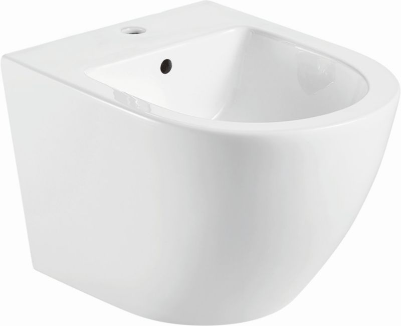 Væghængt Bidet Hvid 37x49,5 cm Keramisk