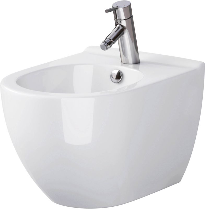 Væghængt Bidet Bari Hvid 35,5x50x32 cm Keramik | 5902115798429