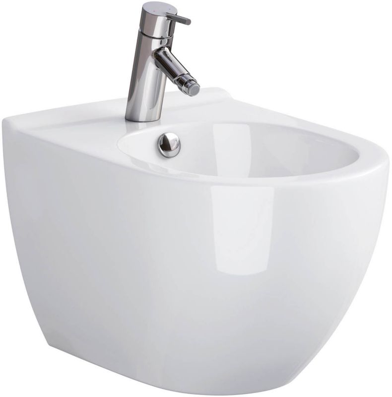 Væghængt Bidet Bari Hvid 35,5x50x32 cm Keramik | 5902115798429
