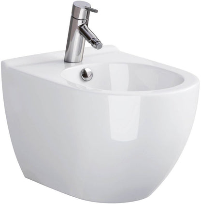 Væghængt Bidet Bari Hvid 35,5x50x32 cm Keramik | 5902115798429