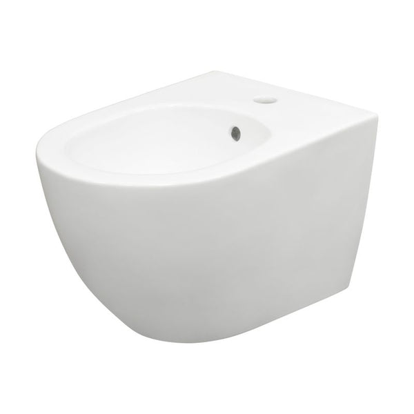 Bidet Podwieszany Riviera 36x49 cm Biały Ceramika