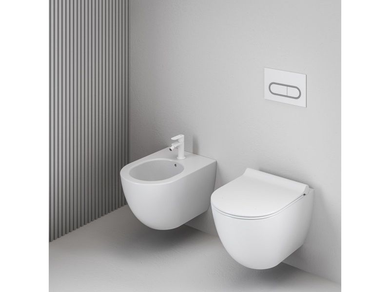 Bidet Væghængt Hvid 36x51x29 cm Keramik