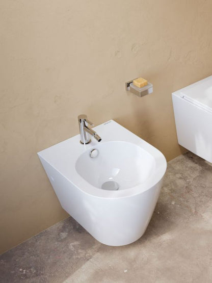 Bidet Hængende Amaro 49x36,5x33 cm Hvid Højglans | TR5155