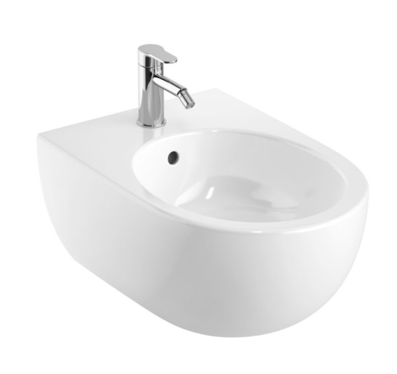 Bidet Wiszący Selnova Biały 53x35x42 cm
