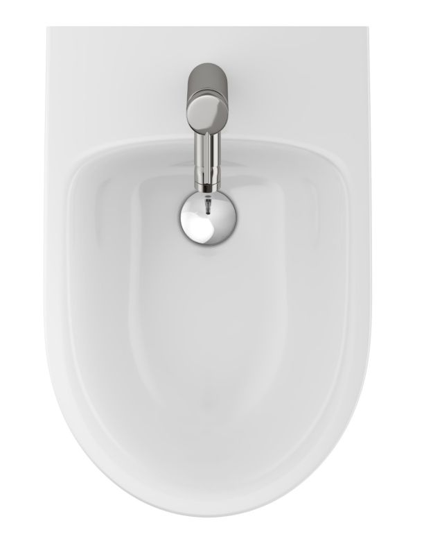 Bidet Hængende Selnova Hvid Højglans 35 x 34,5 x 53 cm