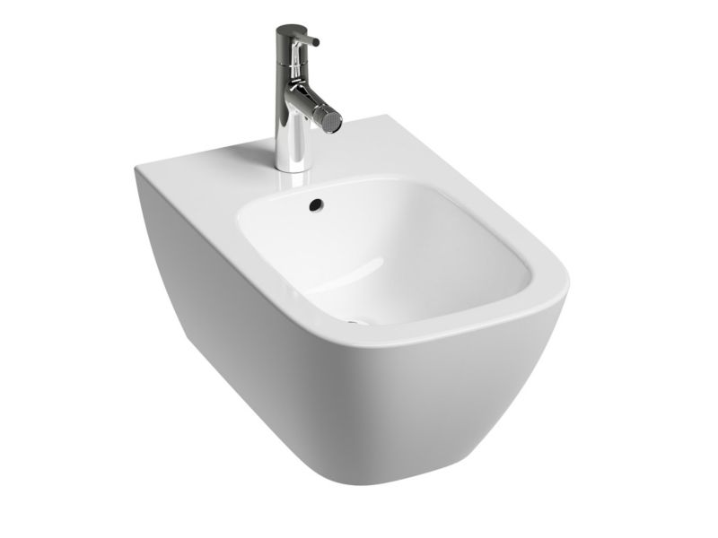 Væghængt Bidet Firkantet Hvid 35x54x42 cm | 4025416425861