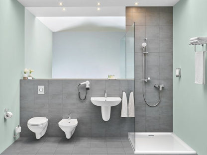 Bidet Hængende Bau Keramik Hvid 52,6x37 cm med Overløb