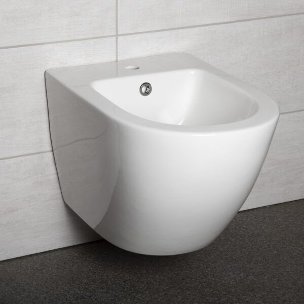 Bidet Hængende Delos Hvid Højglans 36x49x32 cm | 5907548117281