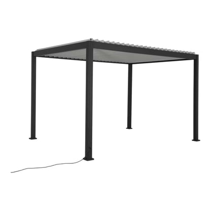 Bioklimatisk Pergola Breva 3x4 m Grå