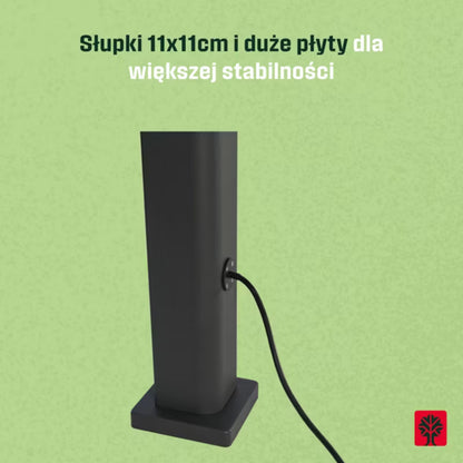 Bioklimatisk Pergola Breva 3x4 m Grå
