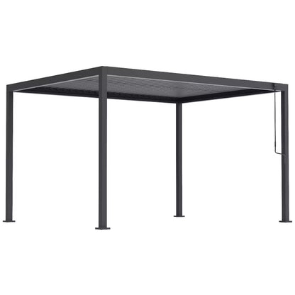 Bioklimatisk Pergola Sola 3x4 m Antracit Stål