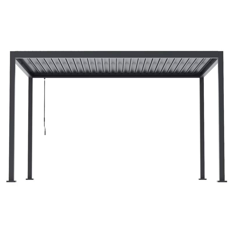 Bioklimatisk Pergola Sola 3x4 m Antracit Stål