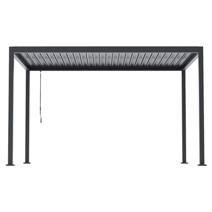 Bioklimatisk Pergola Sola 3x4 m Antracit Stål