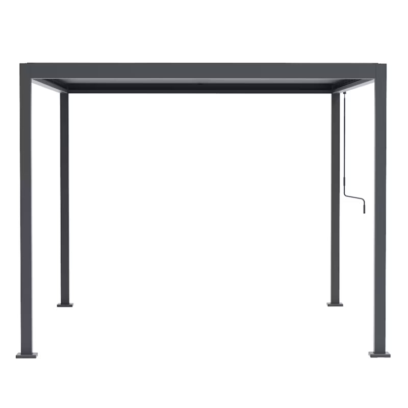 Bioklimatisk Pergola Sola 3x4 m Antracit Stål