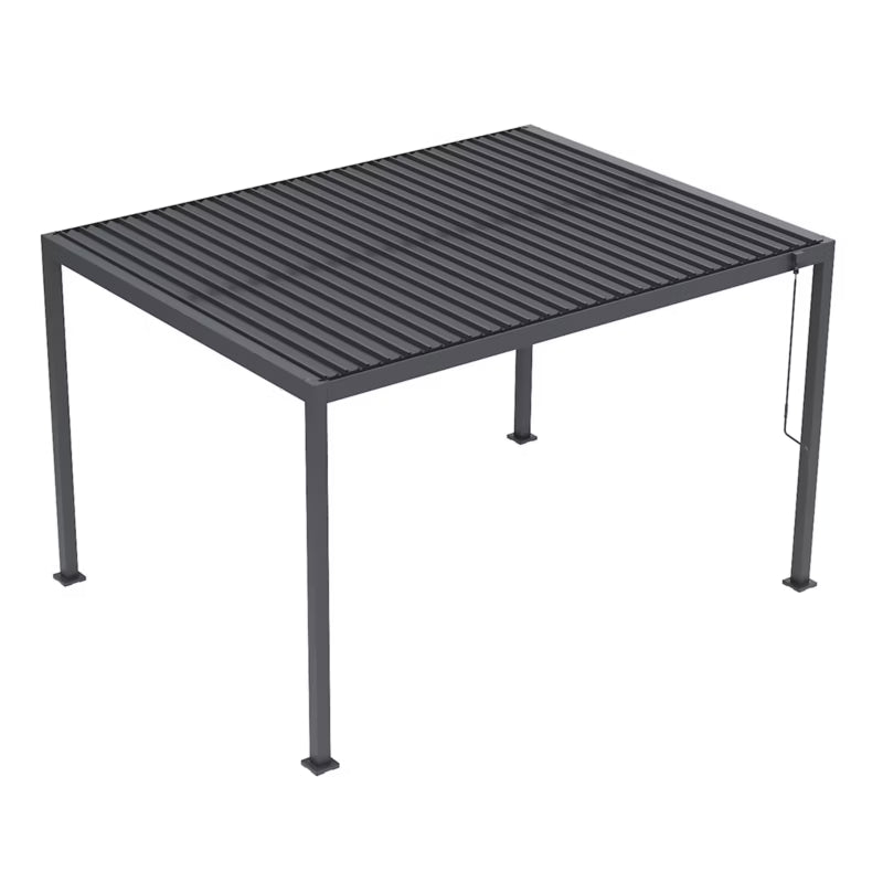 Bioklimatisk Pergola Sola 3x4 m Antracit Stål