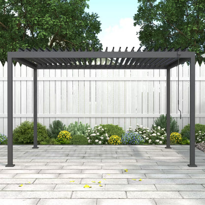 Bioklimatisk Pergola Sola 3x4 m Antracit Stål