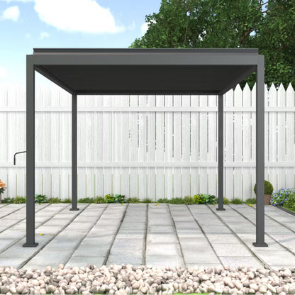 Bioklimatisk Pergola Sola 3x4 m Antracit Stål