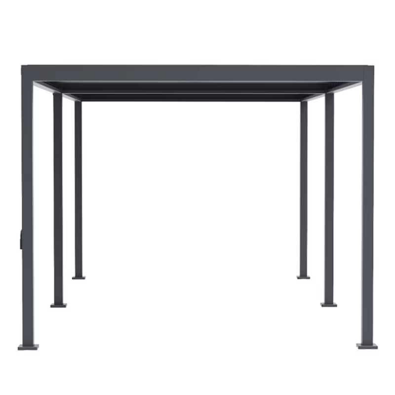 Bioklimatisk Pergola Sola 3x6 m Antracit Stål